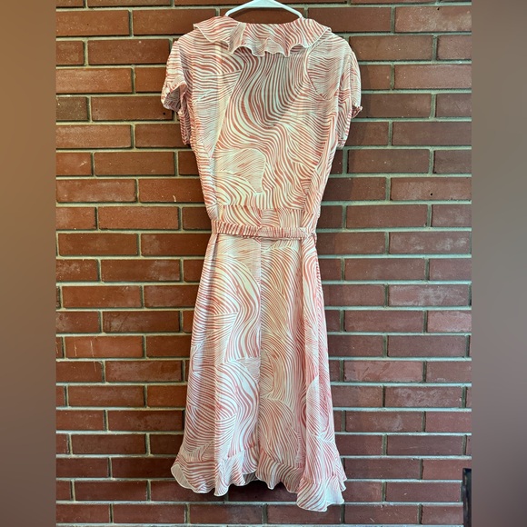 MSK Ruffle Faux Wrap Dress - Picture 3 of 12